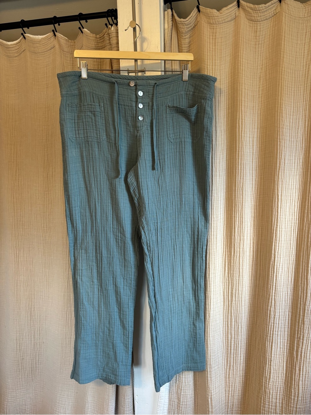 Sundance Cotton Gauze Pants- Large
